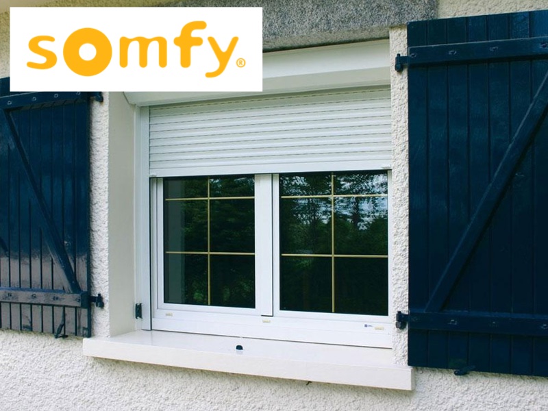 Volet roulant rénovation avec motorisation SOMFY