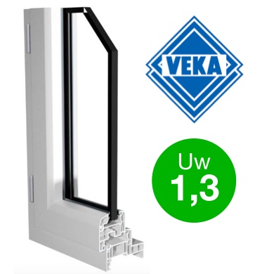 Profilé de fenêtre PVC 60x95cm